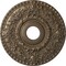 Ekena Millwork Rose Ceiling Medallion (Fits Canopies up to 7 1/4"), 18"OD x 3 1/2"ID x 1 1/2"P, Warm Silver CM18ROWSS - alternate 1